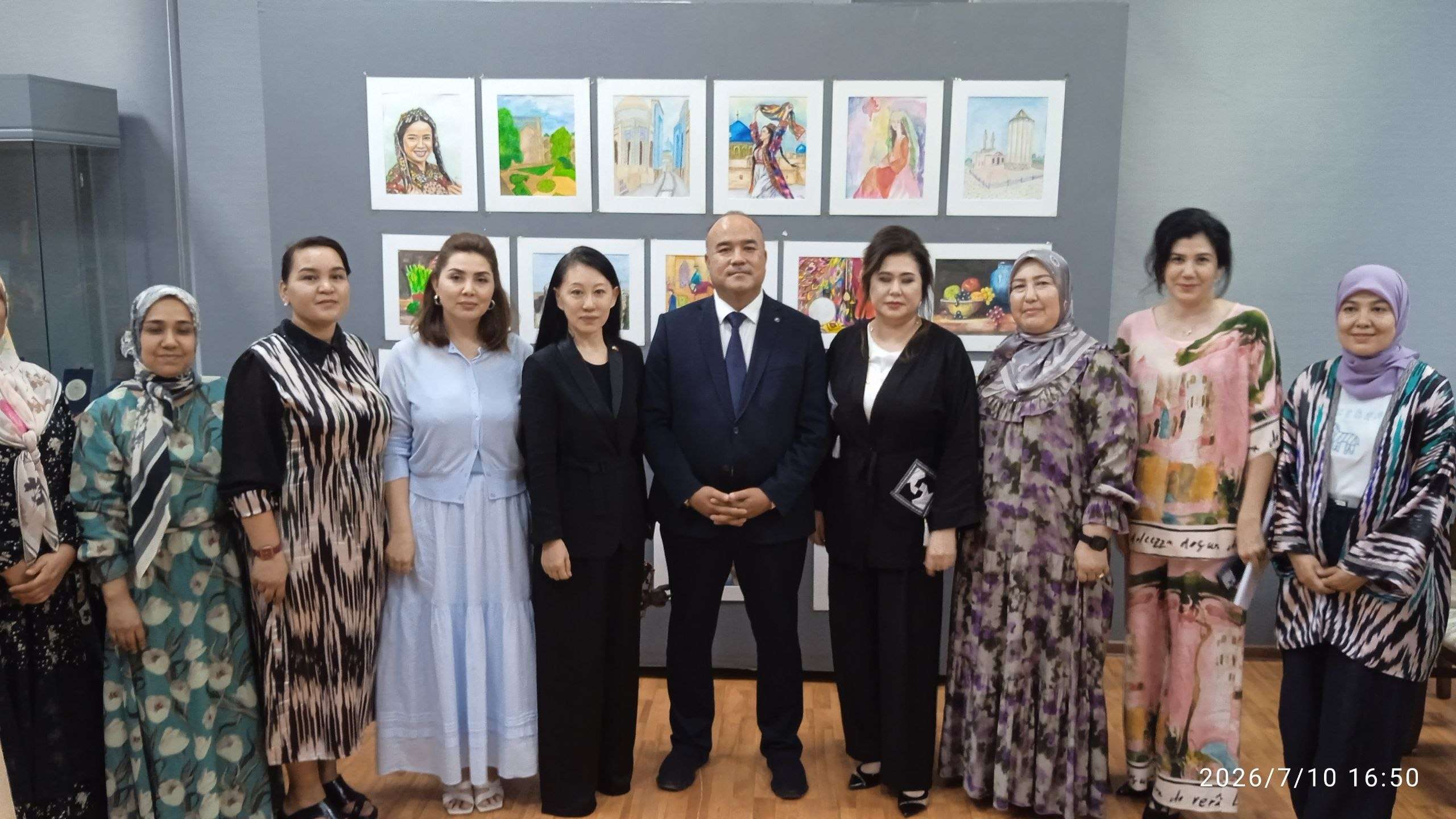Group photograph at a community anniversary event